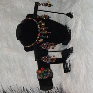 Multicolor Beaded Jewelry Set